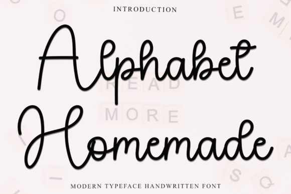 Alphabet Homemade: A Font with Heart