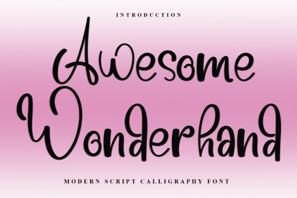 Awesome Wonderhand: A Font That Elevates Your Brand