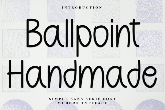 Ballpoint Handmade Font for Business