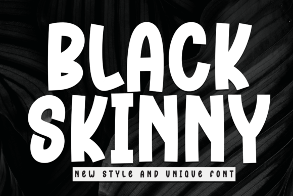 Black Skinny: A Sweet Handwritten Font