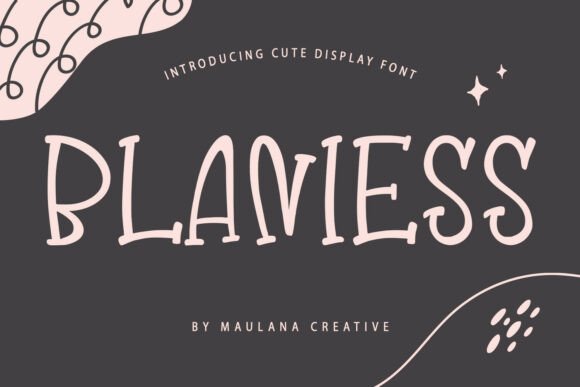 Blaniess: A Sweet Handwritten Font for Web Design