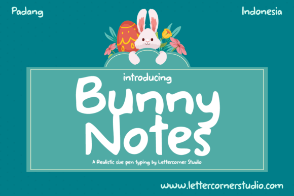 Bunny Note: A Sweet Script Font
