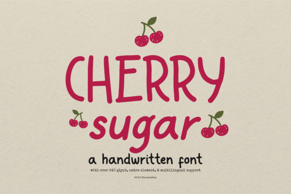 Cherry Sugar Font: Playful Typography for Web Design