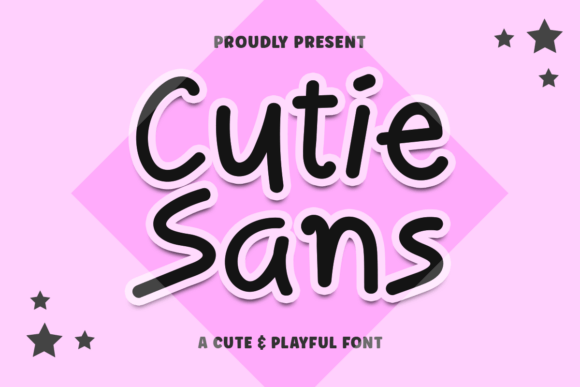 Cutie Sans: A Handwritten Font for Creative Projects