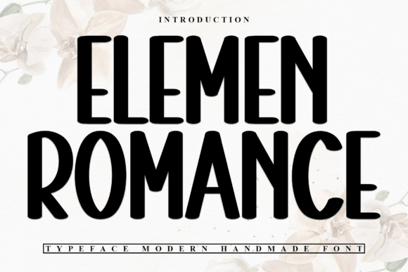 Elemen Romance: A Font That Speaks to Your Brand