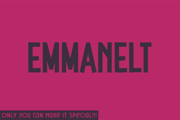 Emmanelt: A Natural Handwritten Font