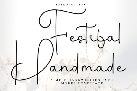 Festifal Handmade Font Review