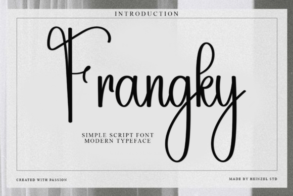 Frangky Font: Elegant Script for Creative Projects