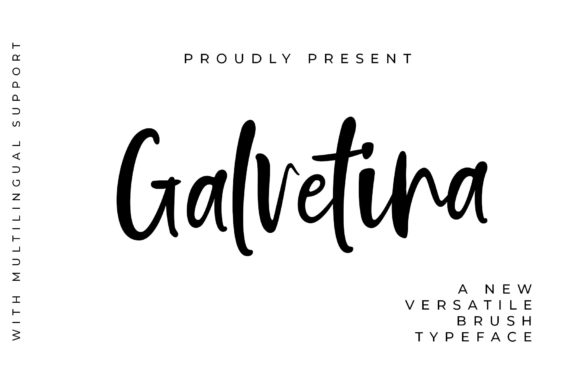 Galvetina: A Sweet Handwritten Font