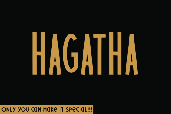 Hagatha: A Handwritten Font for Creative Campaigns