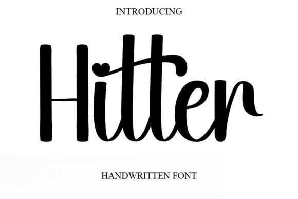 Hitter: A Handwritten Font for Clear Campaigns