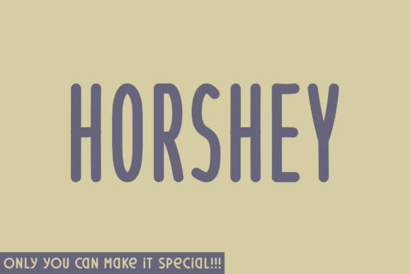 Horshey Font: Handwritten Elegance for Business
