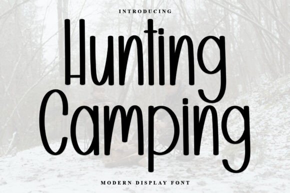 Hunting Camping Font Review