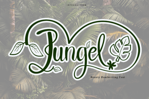 Jungel: A Sweet Handwritten Font