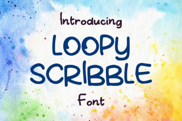 Loopy Scribble: A Playful Typeface for Creative Projects