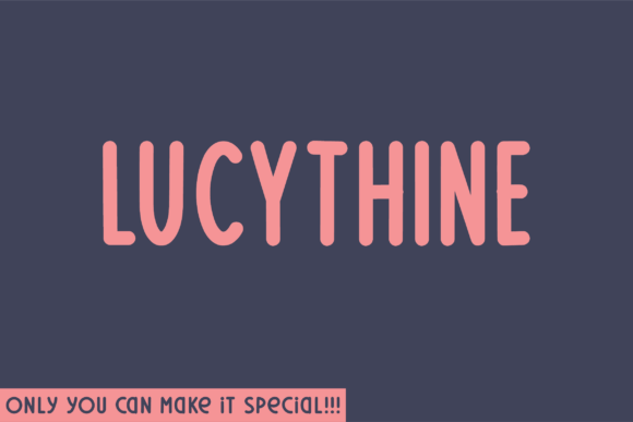 Lucythine: A Handwritten Font for Editorial Elegance