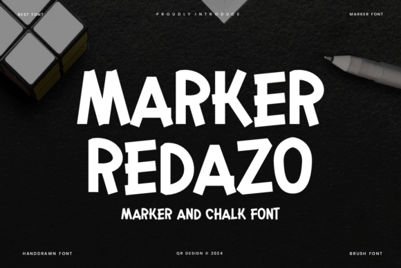 Marker Redazo: A Handwritten Font for Creative Publishing
