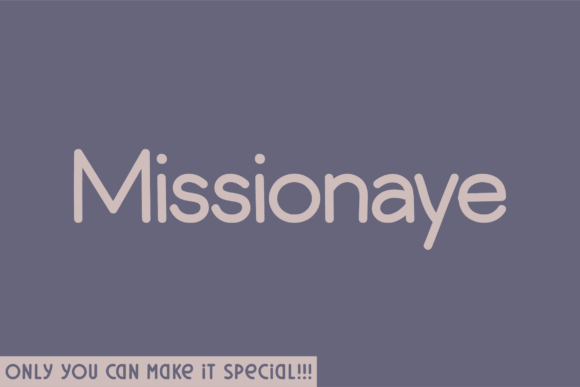 Missionaye: A Handwritten Font for Editorial Grace