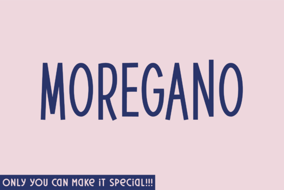 Moregano: A Unique Handwritten Font for Business