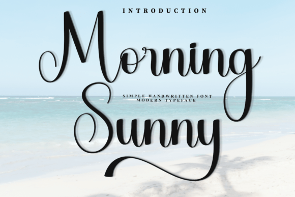 Morning Sunny Font for Creative Makers