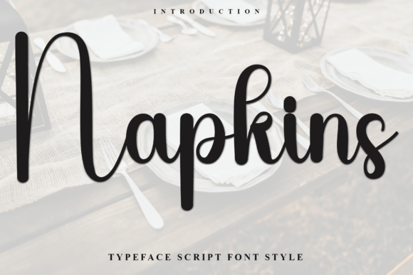 Napkins: A Soft, Eye-Catching Font