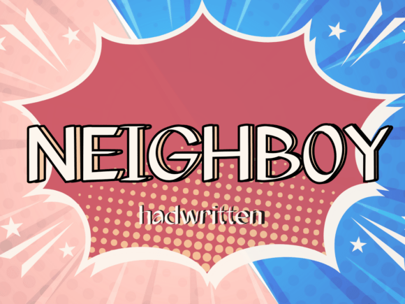 Neighboy: A Sweet Handwritten Font