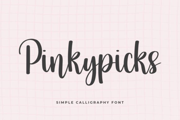 Pinkypicks: A Sweet Handwritten Font