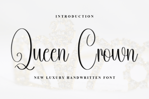 Queen Crown Font for Web Design