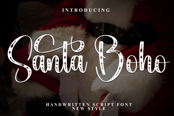 Santa Boho Font for Creative Projects