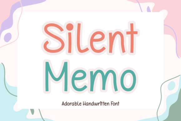 Silent Memo: A Sweet Handwritten Font