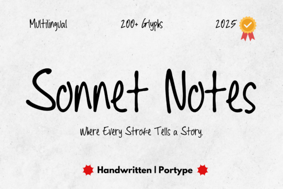 Sonnet Notes: A Font for Business Elegance