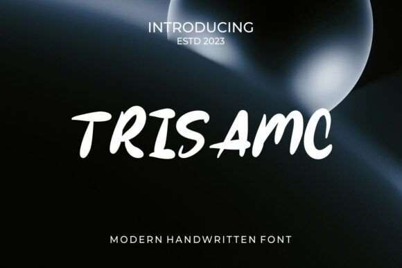 Trisamo: A Friendly Handwritten Font