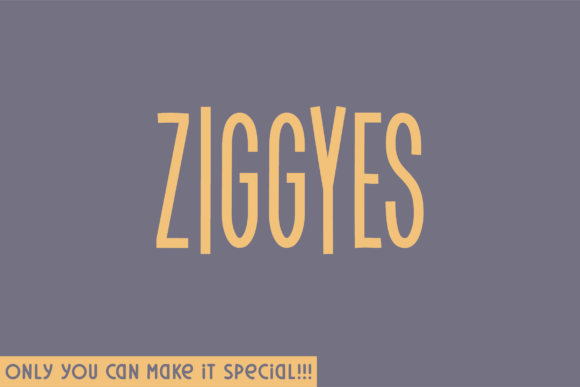 Ziggyes: A Unique Handwritten Font